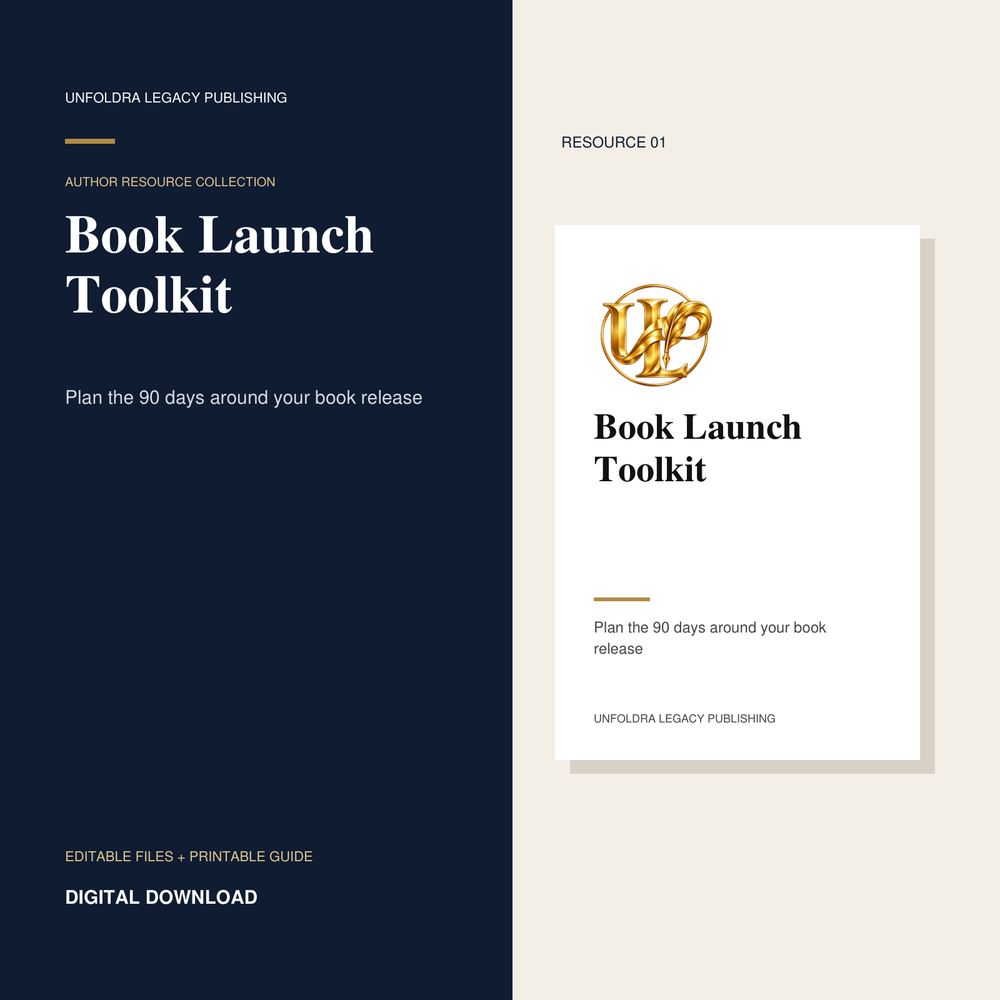 Unfoldra Book Launch Toolkit