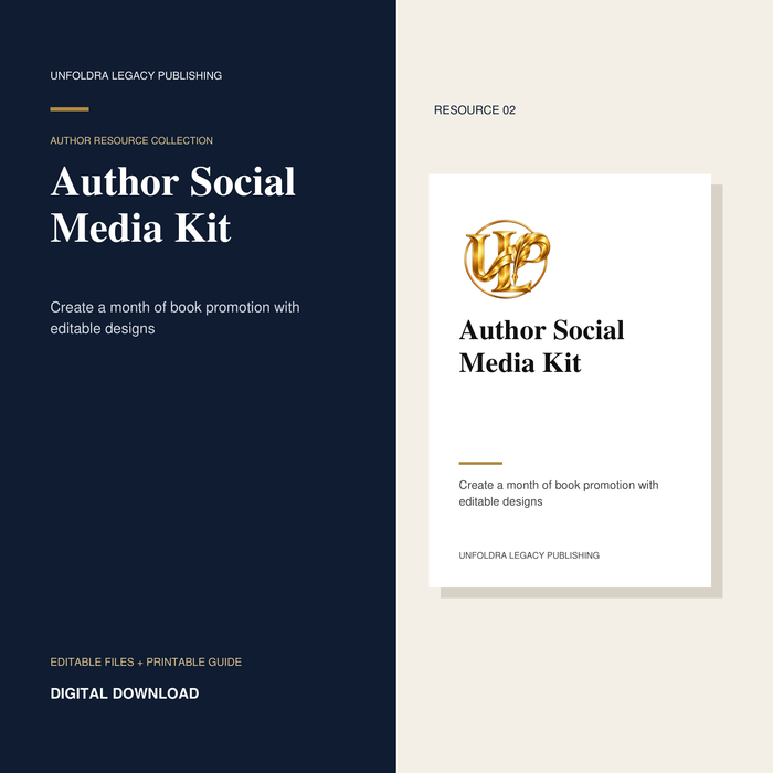 Unfoldra Author Social Media Kit
