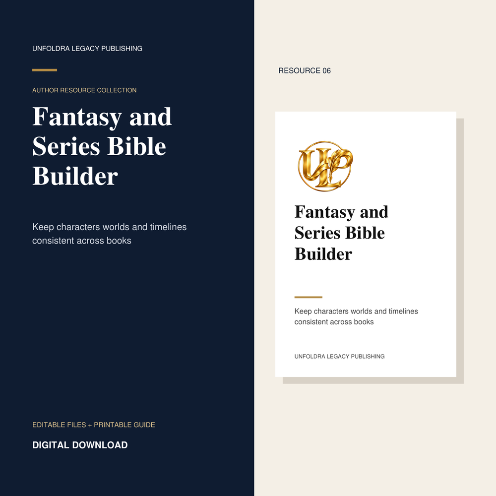 Unfoldra Fantasy and Series Bible Builder