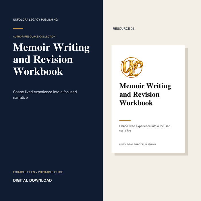 Unfoldra Memoir Writing and Revision Workbook